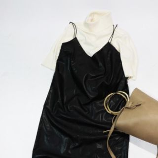 トゥデイフル レザー マキシワンピース/ロングワンピース(レディース