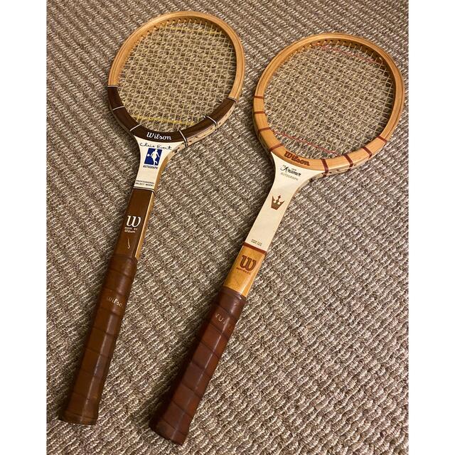 ビンテージ　ウィルソン　テニスラケット2本セットwilson 木製ラケット　硬式
