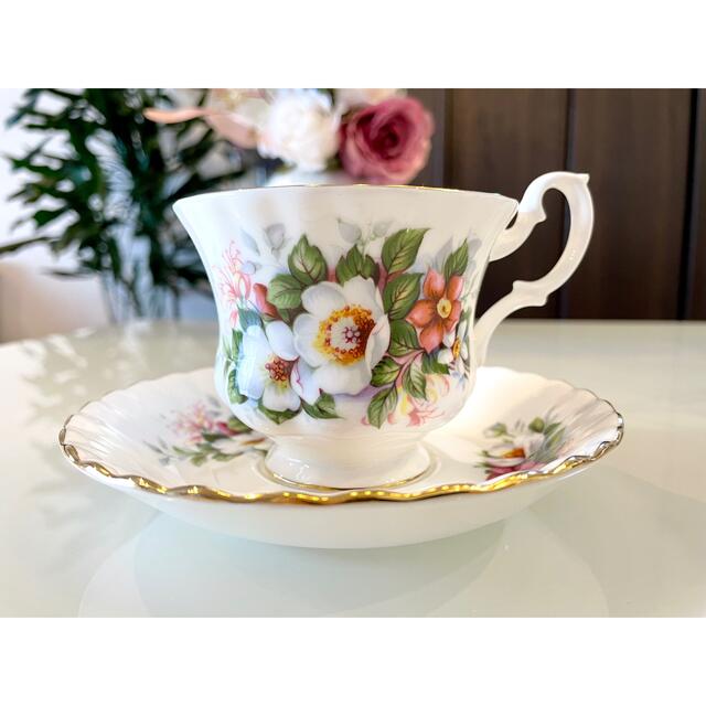 ROYAL ALBERT(ロイヤルアルバート)のROYAL ALBERT ★ ウッドボロウ　カップ&ソーサー インテリア/住まい/日用品のキッチン/食器(食器)の商品写真