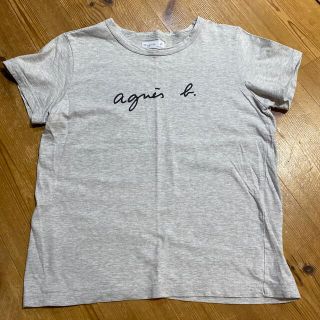 アニエスベー(agnes b.)のアニエスベー　ロゴTシャツ　グレー(Tシャツ(半袖/袖なし))