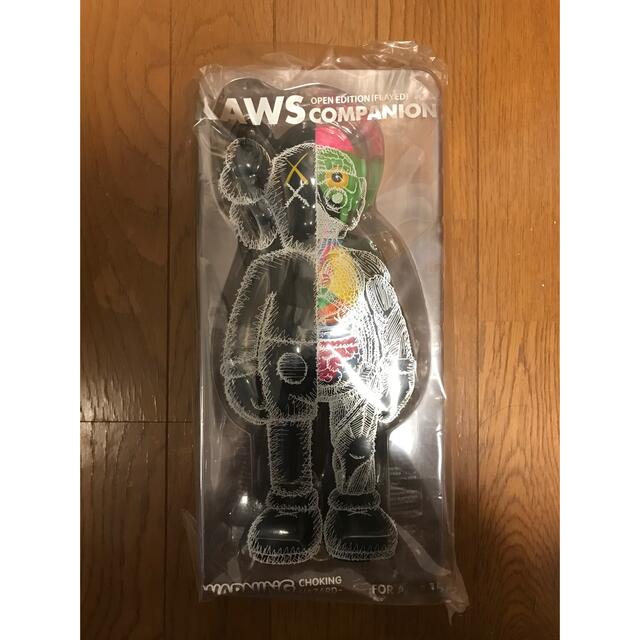 正規品】 MEDICOM TOY - KAWS COMPANION (FLAYED) OPEN EDITION 黒