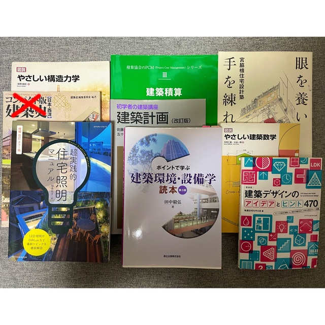 二級建築士　2級建築士　学科　参考書　建築　テキスト　教材　参考書　教科書　 エンタメ/ホビーの本(資格/検定)の商品写真