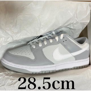 ナイキ(NIKE)のNIKE DUNK LOW グレー ピュアプラチナム 28.5cm ダンク (スニーカー)