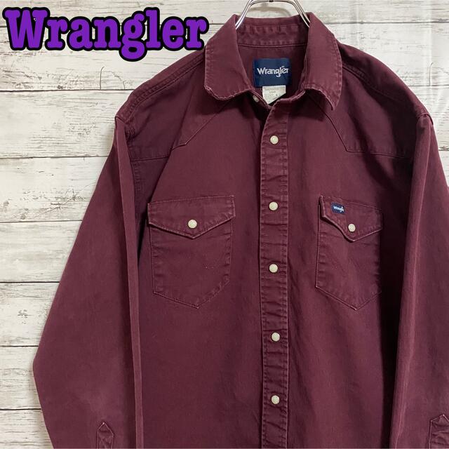 Wrangler(ラングラー)のWrangler シャツ　長袖　ヴィンテージ　 メンズのトップス(シャツ)の商品写真