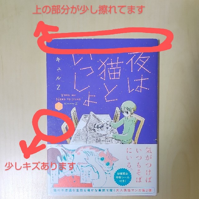 夜は猫といっしょ ２ やや難あり エンタメ/ホビーの漫画(その他)の商品写真