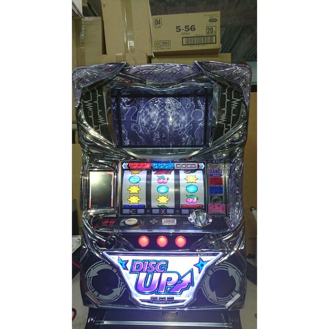 ディスクアップ 実機 ブルーパネル コイン不要機付 送料無料 注目の