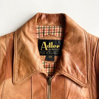 70's Adler vintage leather jacketの通販 by ゆま's shop|ラクマ