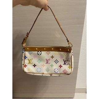 ルイヴィトン(LOUIS VUITTON)のルイヴィトン💠マルチカラー🌺アクセサリーポーチ(クラッチバッグ)