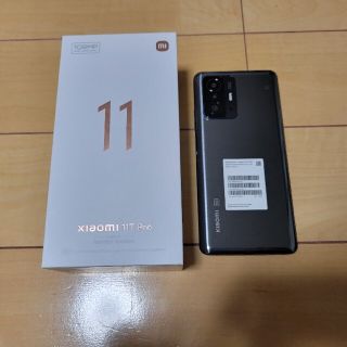 アンドロイド(ANDROID)のXiaomi 11T Pro グレー 128GB(スマートフォン本体)