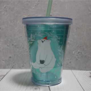 スターバックスコーヒー(Starbucks Coffee)の【香港限定】Starbucks タンブラー　polar bear ストロー付き(容器)