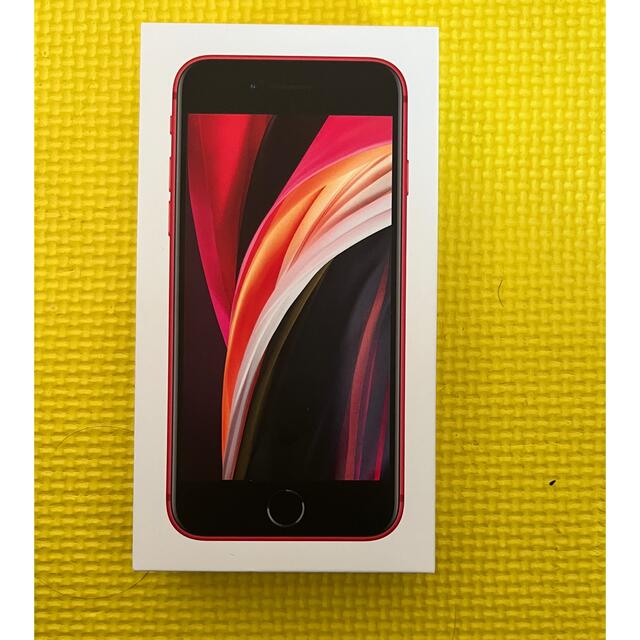 iPhone(アイフォーン)のiPhone SE 第2世代  レッド　64GB SIMフリー スマホ/家電/カメラのスマートフォン/携帯電話(スマートフォン本体)の商品写真
