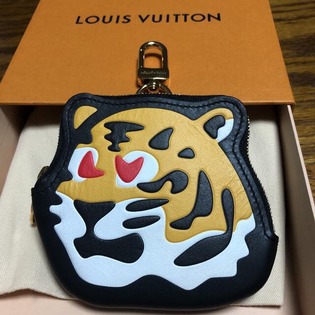 Louis Vuitton x Nigo Tiger Coin Card Holder Multicolor in Coated