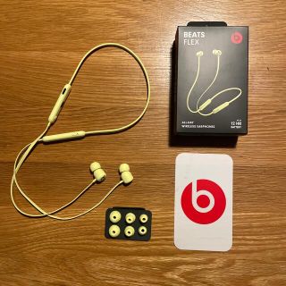 ビーツバイドクタードレ(Beats by Dr Dre)のBeats by Dr Dre FLEX ユズイエロー(ヘッドフォン/イヤフォン)