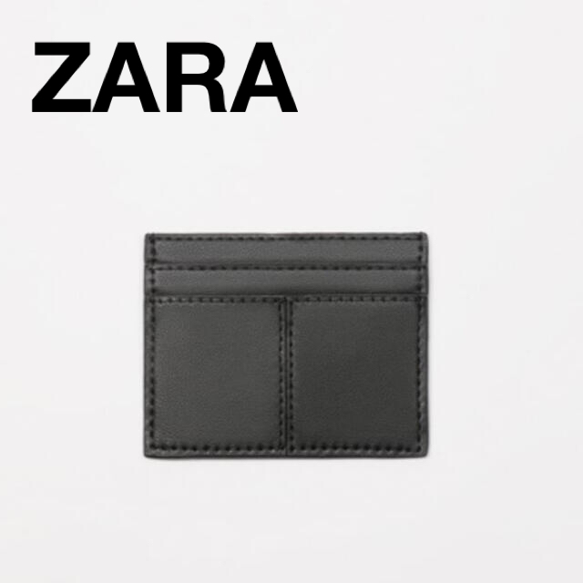 ZARA(ザラ)の新品未使用　ZARA ザラ  カードケース　IC ブラック メンズのファッション小物(名刺入れ/定期入れ)の商品写真