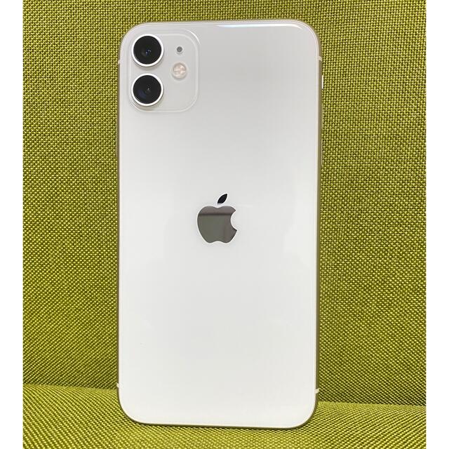 スマートフォン/携帯電話iPhone 11 64GB ホワイト　simフリー