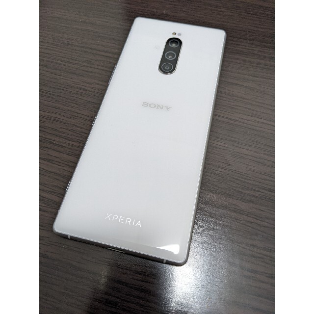 Xperia1 ホワイト  SOV40 SIMロック解除済 本体のみ 1