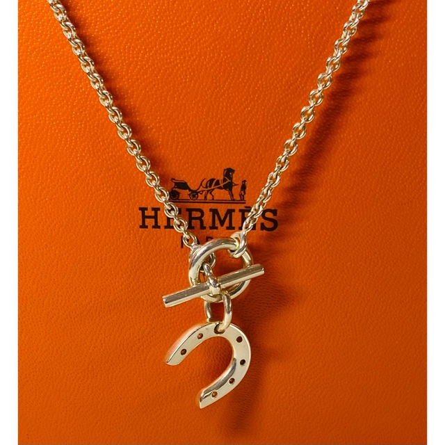 ♦︎HERMÈS アミュレット シルバー ネックレス ホースシュー エルメス♦︎エルメス