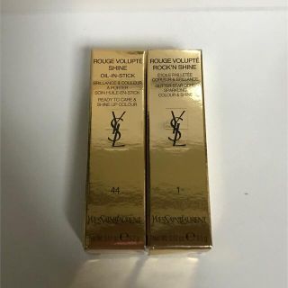 イヴサンローランボーテ(Yves Saint Laurent Beaute)の【2本セット】イヴ・サンローラン　ルージュ ヴォリュプテ シャイン(口紅)