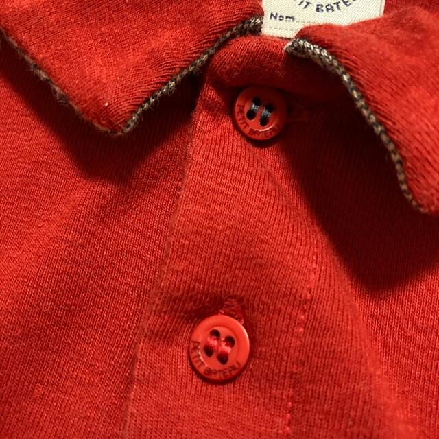 PETIT BATEAU(プチバトー)の美品　プチバトー　ポロシャツ　キッズ　110サイズ　100サイズ キッズ/ベビー/マタニティのキッズ服男の子用(90cm~)(Tシャツ/カットソー)の商品写真