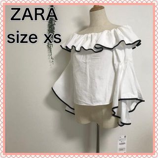 ザラ(ZARA)の✨新品タグ付き♡ZARA オフショルダー(カットソー(長袖/七分))