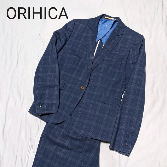 ORIHICA　オリヒカ　チェック　セットアップ　スーツ　ジャケット　パンツレディース
