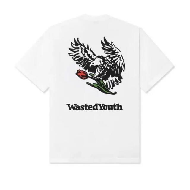 WASTED YOUTH WHITE EAGLE T-SHIRT L-