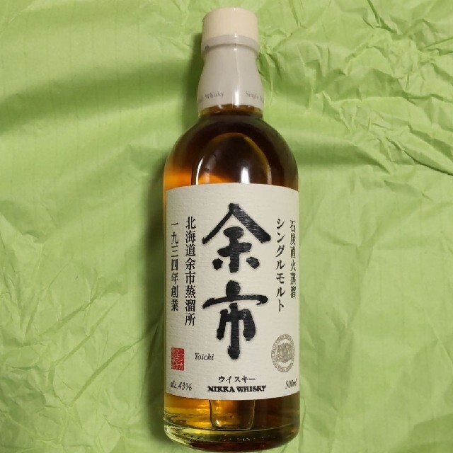 余市 旧ラベル 500ml ニッカ ウイスキー 【売り切り御免!】 51.0%OFF