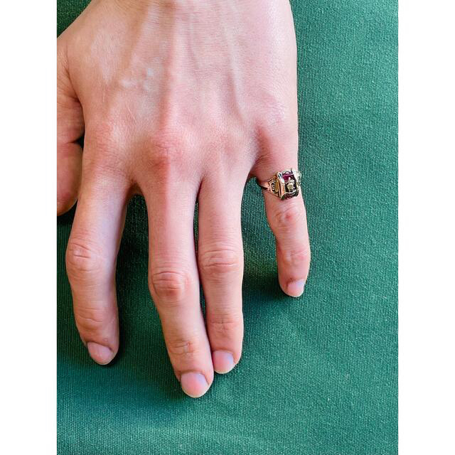 60s JOSTENS 10k ring カレッジリング スクール クラス 金