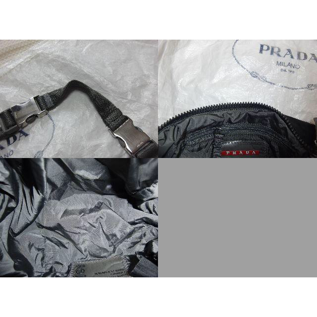 PRADA(プラダ)の●8.5万プラダスポーツ極希少リアルファー異形ハンドバッグ黒他サイドポケ●美品 レディースのバッグ(ハンドバッグ)の商品写真