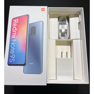 アンドロイド(ANDROID)のXiaomi Redmi Note 9S オーロラブルー 4+64GB(スマートフォン本体)