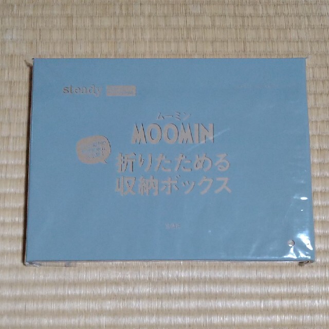 宝島社(タカラジマシャ)のsteady付録　ムーミン収納ボックス インテリア/住まい/日用品のインテリア小物(小物入れ)の商品写真