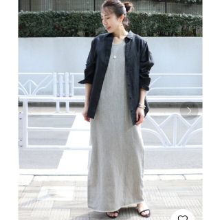 プラージュ(Plage)の【美品】Plage Silk nep tweed ワンピース(ロングワンピース/マキシワンピース)