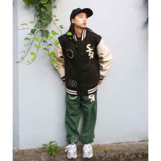 ウィンダンシー(WIND AND SEA)のWIND AND SEA Varsity Jacket スタジャンMA-1(スタジャン)