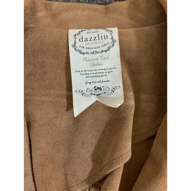dazzlin(ダズリン)の美品　dazzlin スエードジャケット レディースのジャケット/アウター(テーラードジャケット)の商品写真