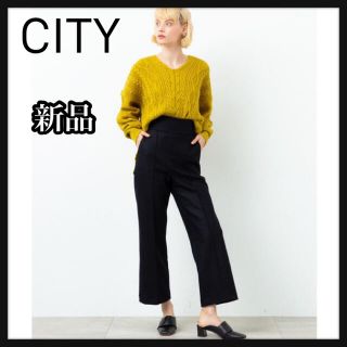 ステュディオス(STUDIOUS)の《新品》CITY スムースウール ストレートワイドパンツ(カジュアルパンツ)