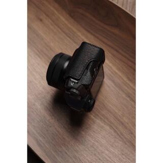 本革 富士フイルム FUJIFILM XT100用 本革カメラケース ブラックの通販
