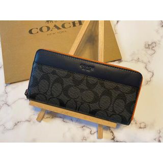 コーチ(COACH)の【売約済】コーチラウンドファスナー長財布 【F78202】(長財布)