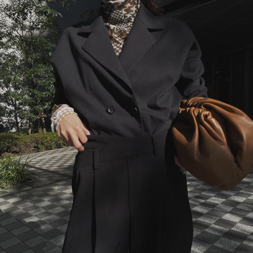 タグ付/試着のみ/TWO STEPS WAIST STRAIGHT PANTS