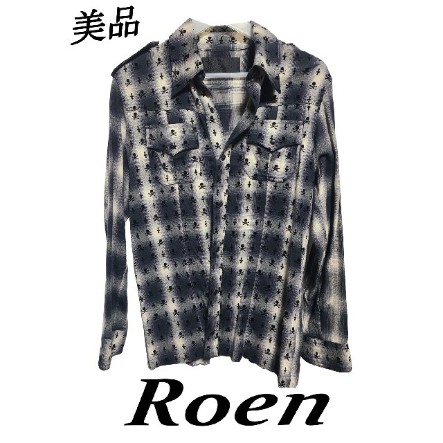 Roen スワロチェックシャツ Roen スワロチェックシャツ