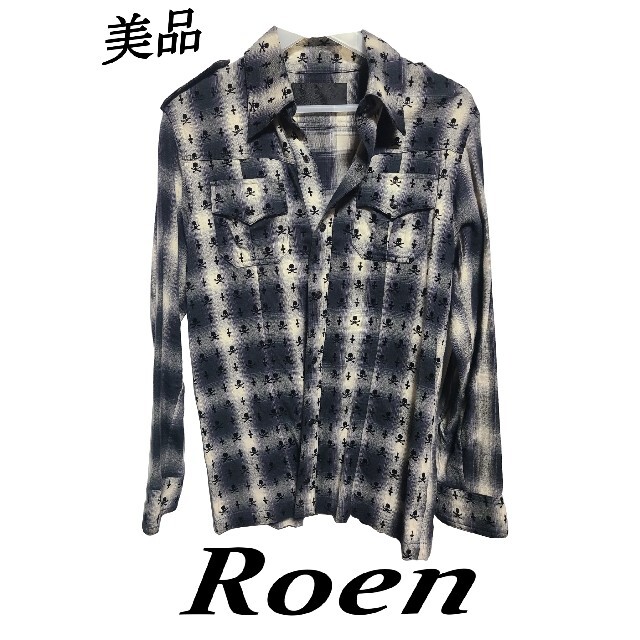 Roen　スワロチェックシャツシャツ