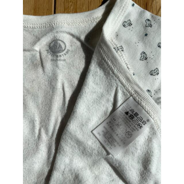 PETIT BATEAU(プチバトー)のアンダーウェア(プチバトー)3枚セット キッズ/ベビー/マタニティのベビー服(~85cm)(肌着/下着)の商品写真