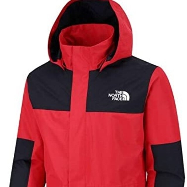 THE NORTH FACE(ザノースフェイス)の【日本未発売】ノースフェイス　マウンテンジャケット　レッド　L メンズのジャケット/アウター(マウンテンパーカー)の商品写真