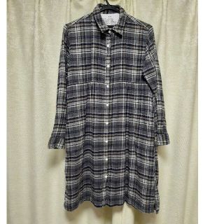 ムジルシリョウヒン(MUJI (無印良品))の無印良品　授乳服　シャツワンピース(マタニティワンピース)