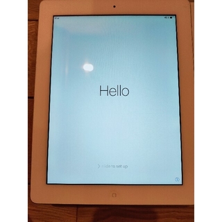 アイパッド(iPad)のiPad Wi-Fiモデル 32GB　第3世代　ホワイト　カバー付(タブレット)