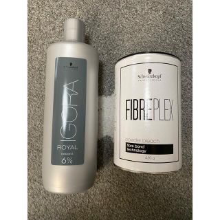 シュワルツコフ(Schwarzkopf)の【美品】シュワルツコフ　ファイバープレックスパウダーブリーチ(ブリーチ剤)