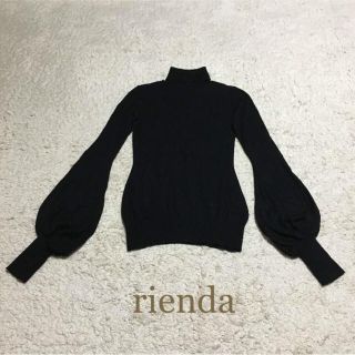 リエンダ(rienda)のrienda リエンダ タートルニット(ニット/セーター)