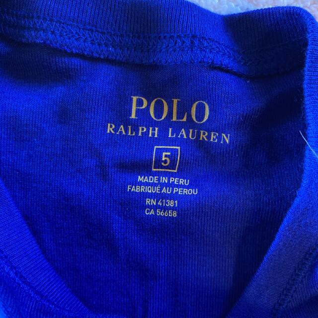 POLO RALPH LAUREN(ポロラルフローレン)のラルフローレン Tシャツ　サイズ115 新品 キッズ/ベビー/マタニティのキッズ服男の子用(90cm~)(Tシャツ/カットソー)の商品写真