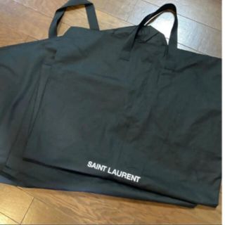 サンローラン(Saint Laurent)のイブサンローラン　布帛ドレスカバー　ガーメントバッグ　黒　まち無し(ショップ袋)