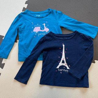 ベビーギャップ(babyGAP)のトップス Tシャツ2点セット　女の子(Tシャツ/カットソー)