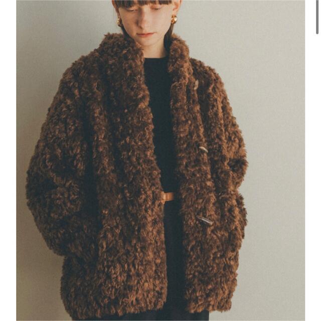 希少 CLANE クラネ VOLUME FUR JACKET ファージャケット ジャケット